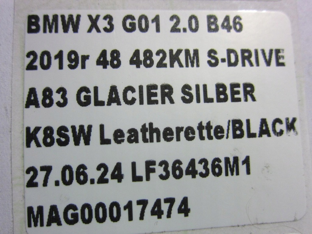 фото №14, Bmw x3 g01 b46 жгут трубопровод багажника лампы правый задняя правая задняя