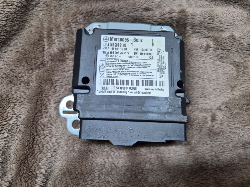 Купить Модуль датчик подушка безопасности mercedes w166 ml gl a1669002103