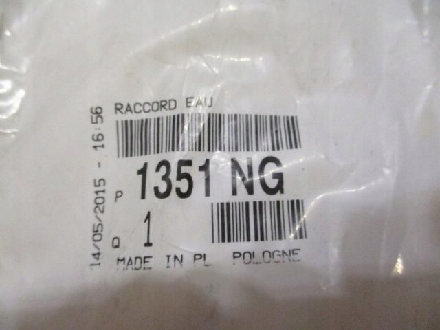 Peugeot 208 1.6 vti труба шланг води нова оригінальна Зі Шроту