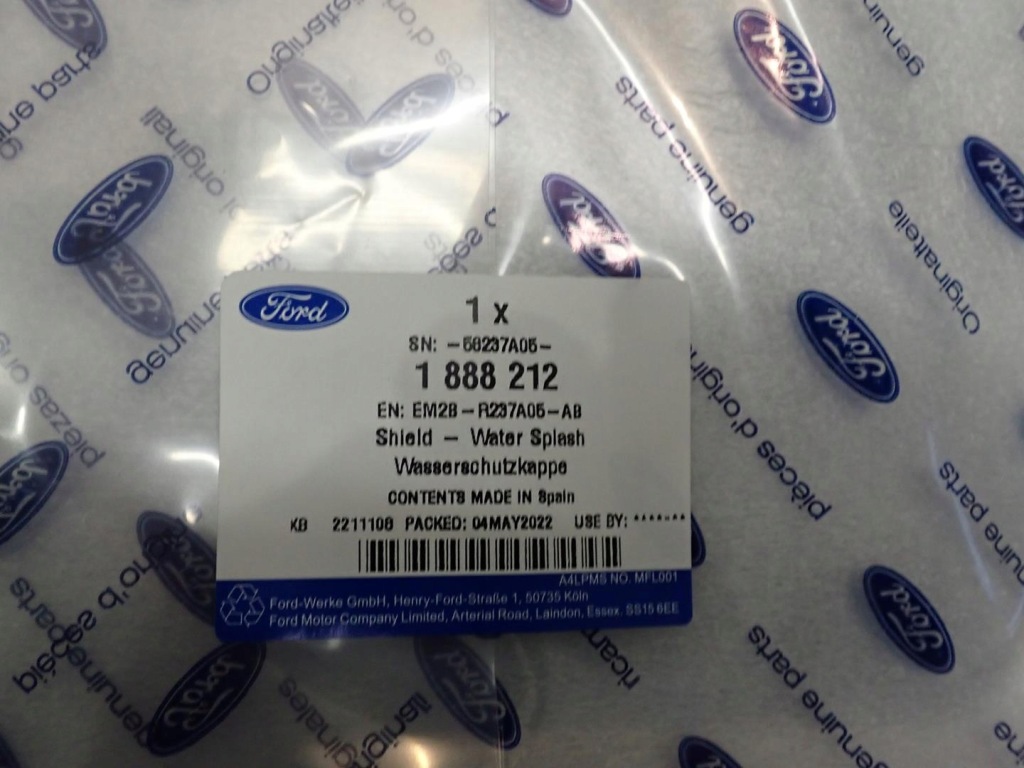 фото №2, Шумоізоляція двері ford s-max galaxy em2b-r237a05-ab