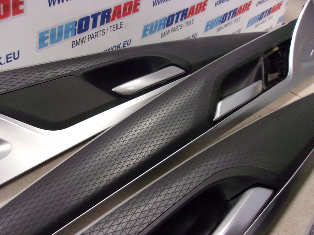 фото №11, Bmw x3 x4 g01 g02 накладки декоративні двері тунель 04kn алюміній romb