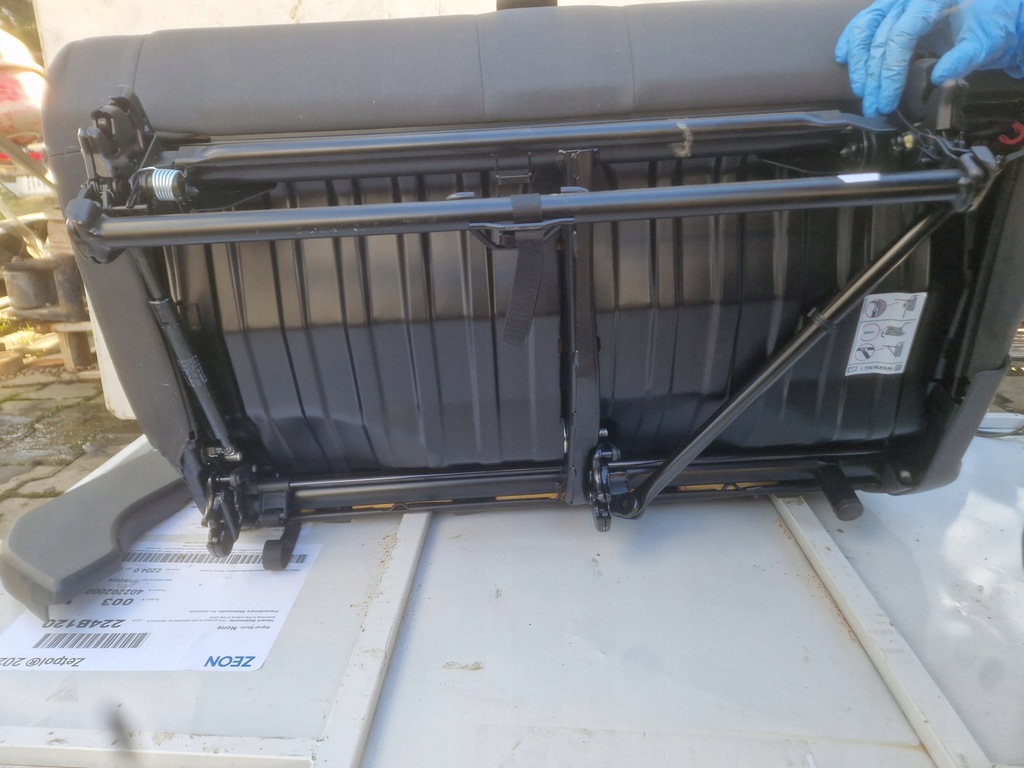 фото №8, Vw caddy 10- сидіння сидіння 2 легкові задня задні 2 ряд складний 2k5883105 pas