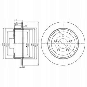 фото №3, Гальмівні диски гальмівні колодки задня delphi dodge journey