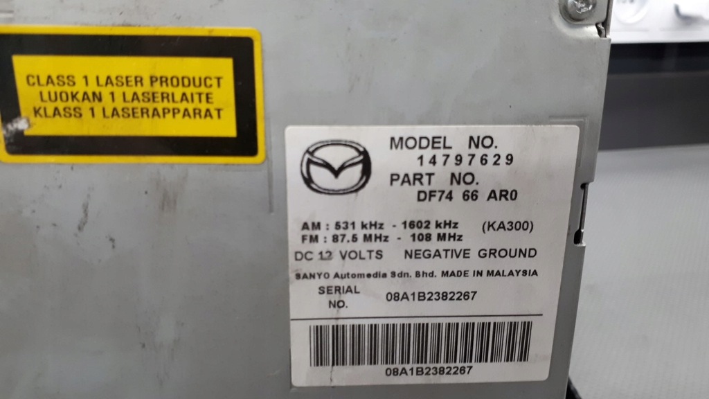 фото №9, 14797629 радио mazda ii 1.3 07r