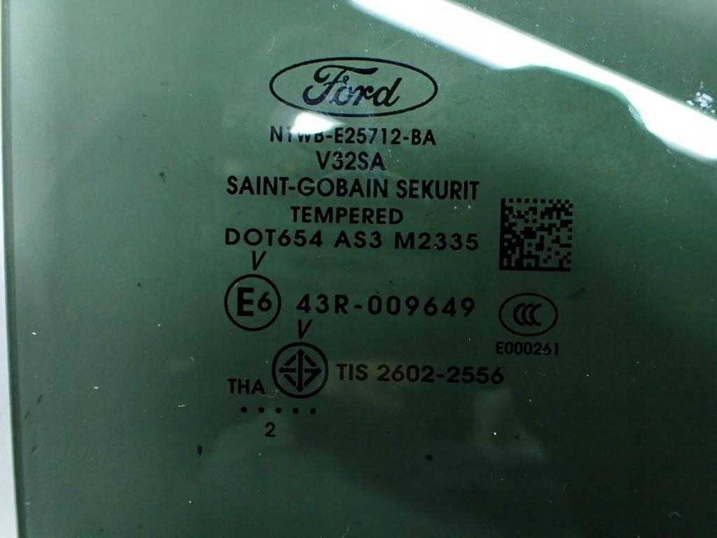 фото №2, Стекло дверь правый задняя оригинал n1wb-e25712-ba ford ranger v vi raptor 23r