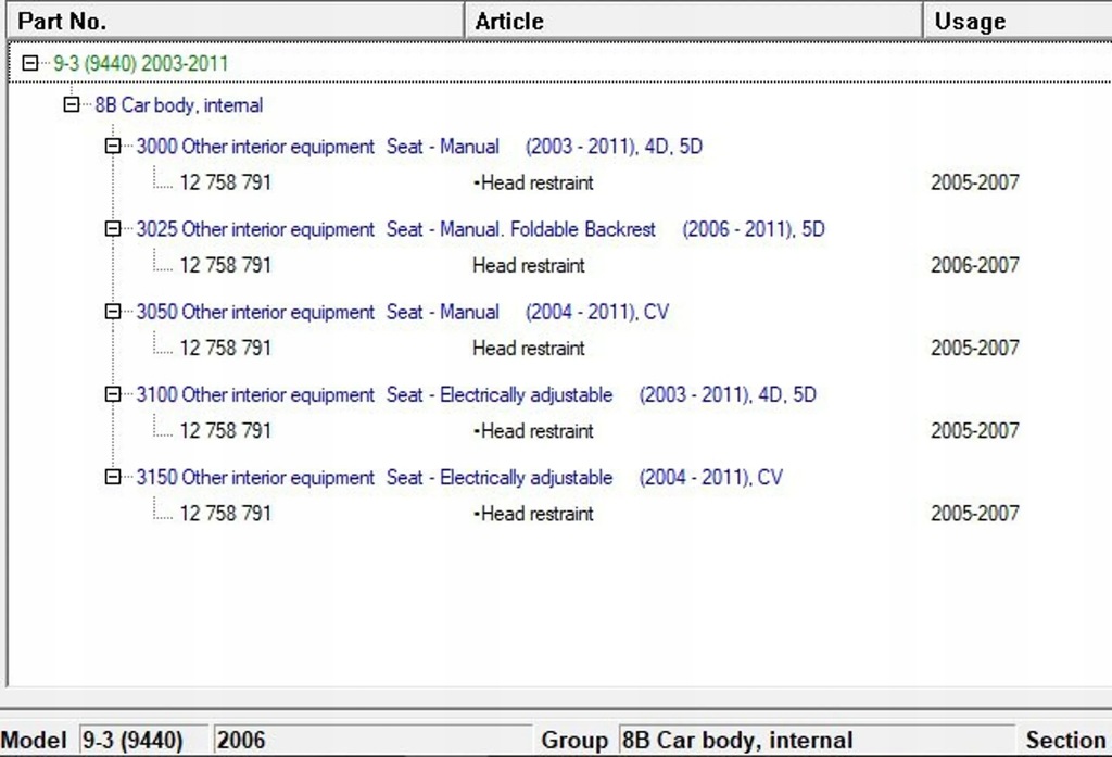 фото №5, Saab 9-3 ver2 2006 сиденья, сиденье