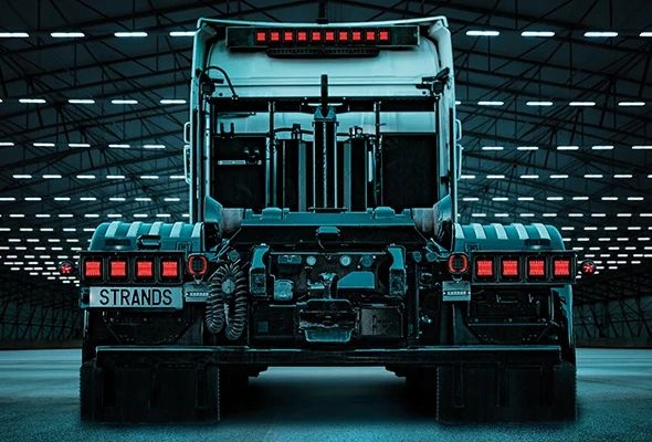 фото №11, Лампа заднього виду dark knight ize led tir тюнінг 24v