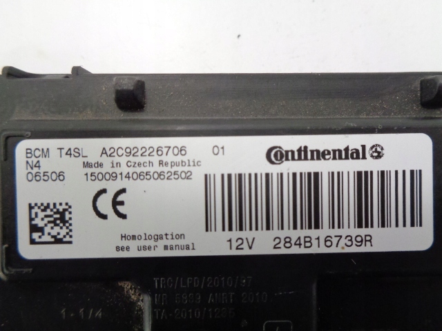 фото №2, Renault clio iv блок управления модуль bcm