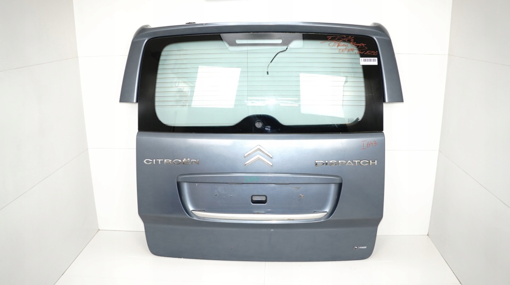 фото №1, Крышка багажника багажника задняя citroen jumpy ii 06-12r ezw