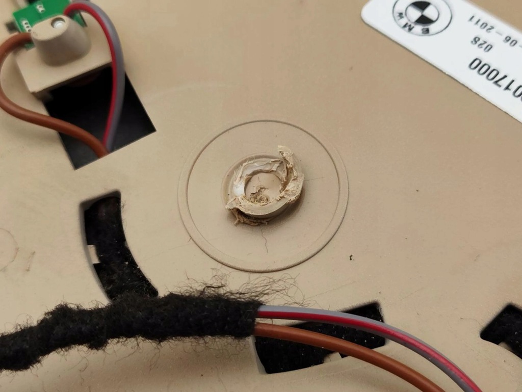 фото №6, Bmw 6 f12 f13 2012 накладка динаміка бічного панелі приладової панелі 9203129