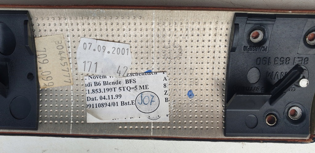 фото №6, Накладки декоративные панели dekor audi a4 b6 2001-