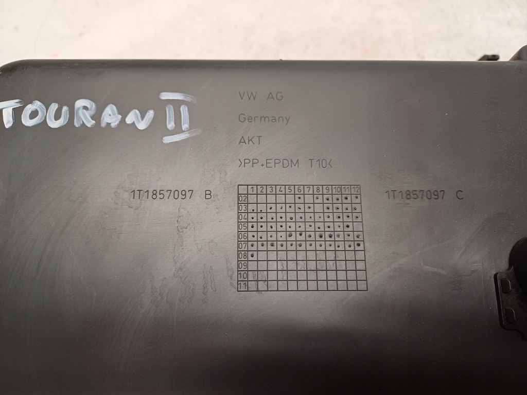 фото №7, Vw touran 1 i 03-15 бардачок пасажира 1t1857101a