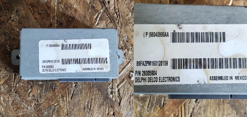 фото №1, Модуль радіо chrysler pacifica 56040995aa