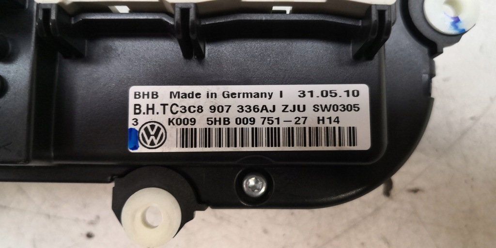 фото №8, Volkswagen vw golf vi 6 gti панель кондиціонера