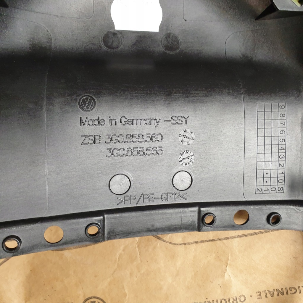 фото №10, Корпус защита колонки руля vw passat b8 3g