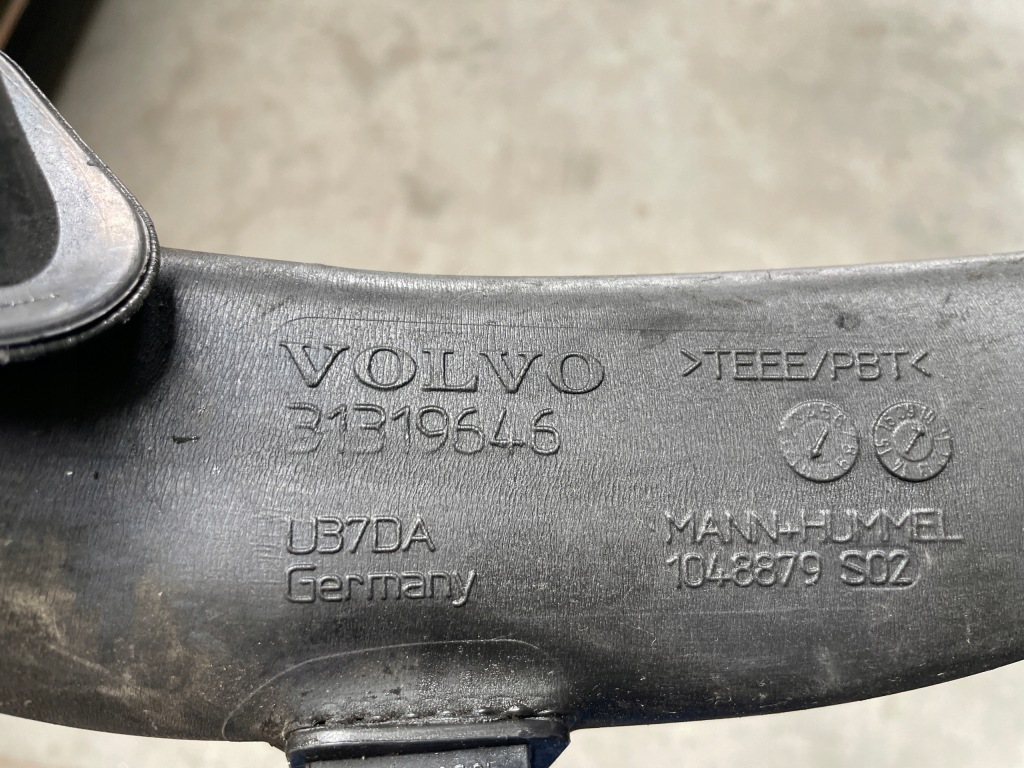 фото №3, Wąż труба воздухозаборник воздуха volvo s40 v50 31319646