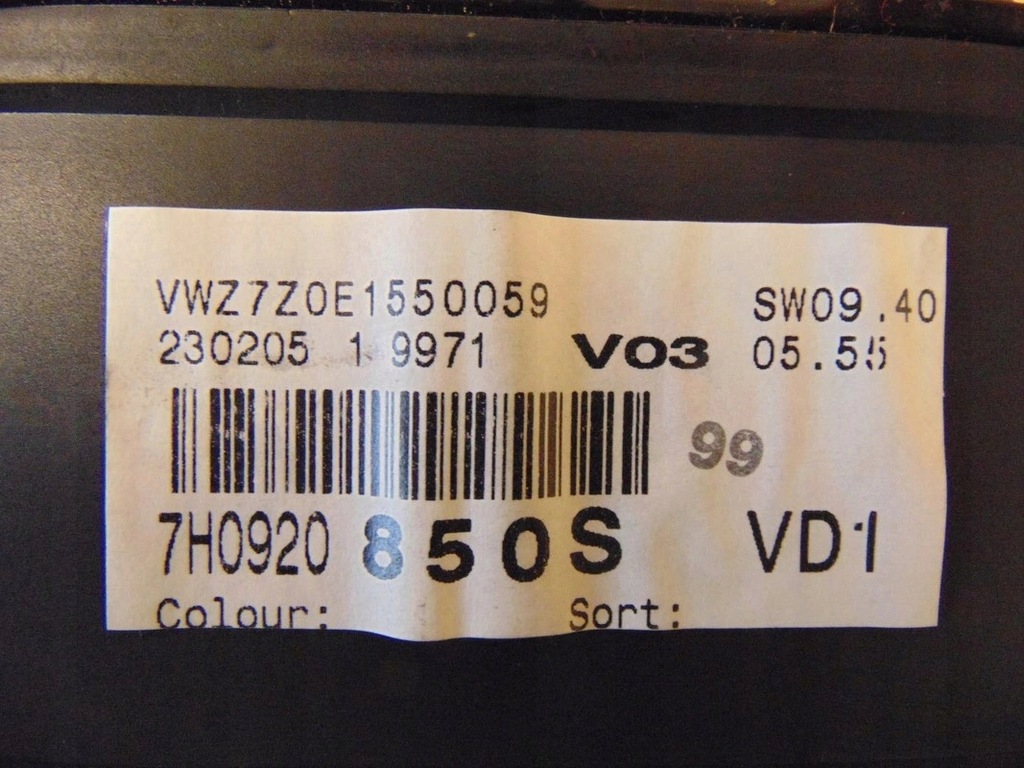 фото №5, Счетчик приборная панель vw transporter t5 автоматическая коробка передач europa