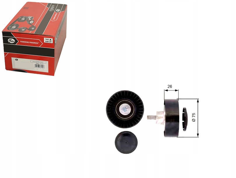 Купити Gates ролик ремінь - ремінь клиновий 11287516847 7516