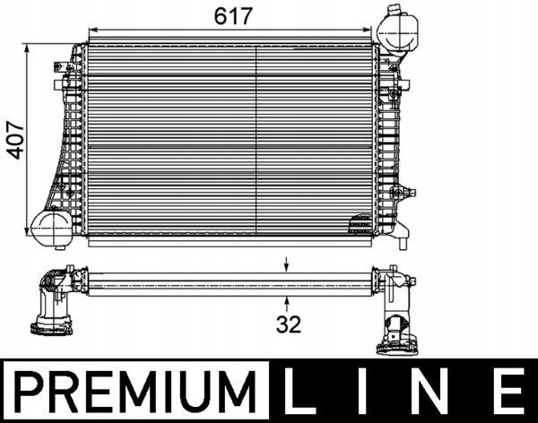 Інтеркулер behr premium line - mahle ci 167 000p Ціна