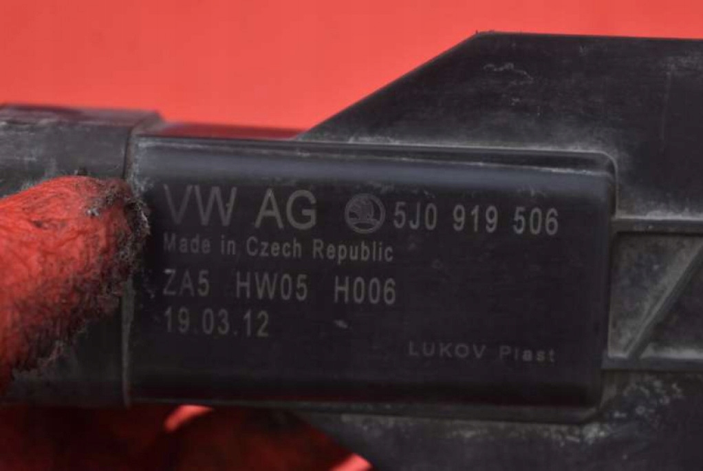 фото №8, Блок управления модуль вентилятора 5j0919506 skoda fabia 2 ii 1.4 16v 86 km 10-14