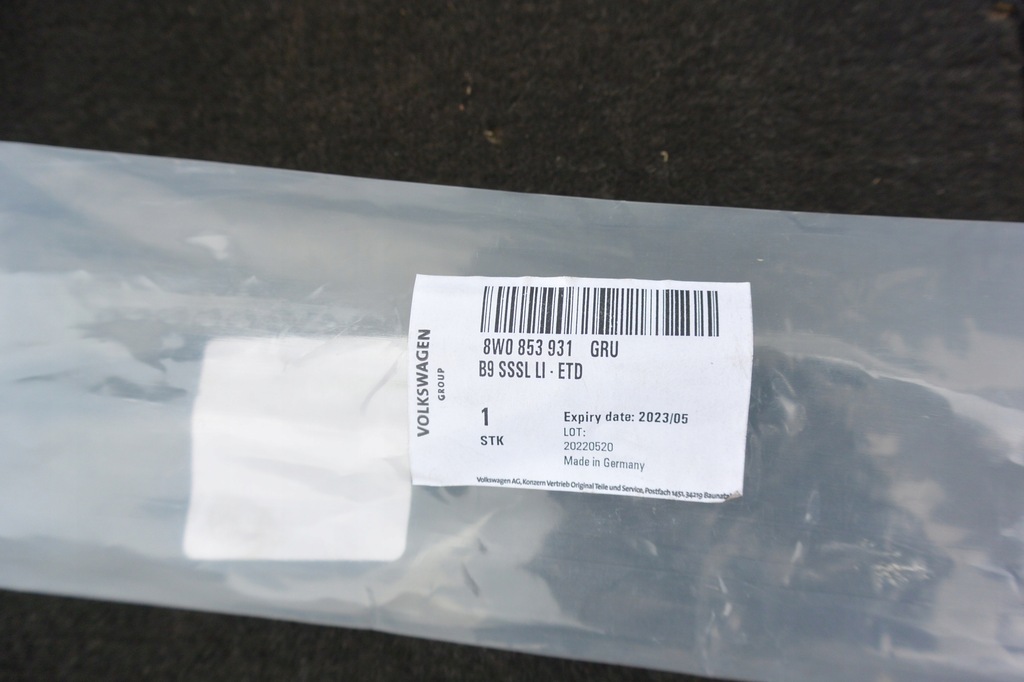 фото №4, Молдинг порог накладка левая audi a4 b9 2015-2019 r s-line