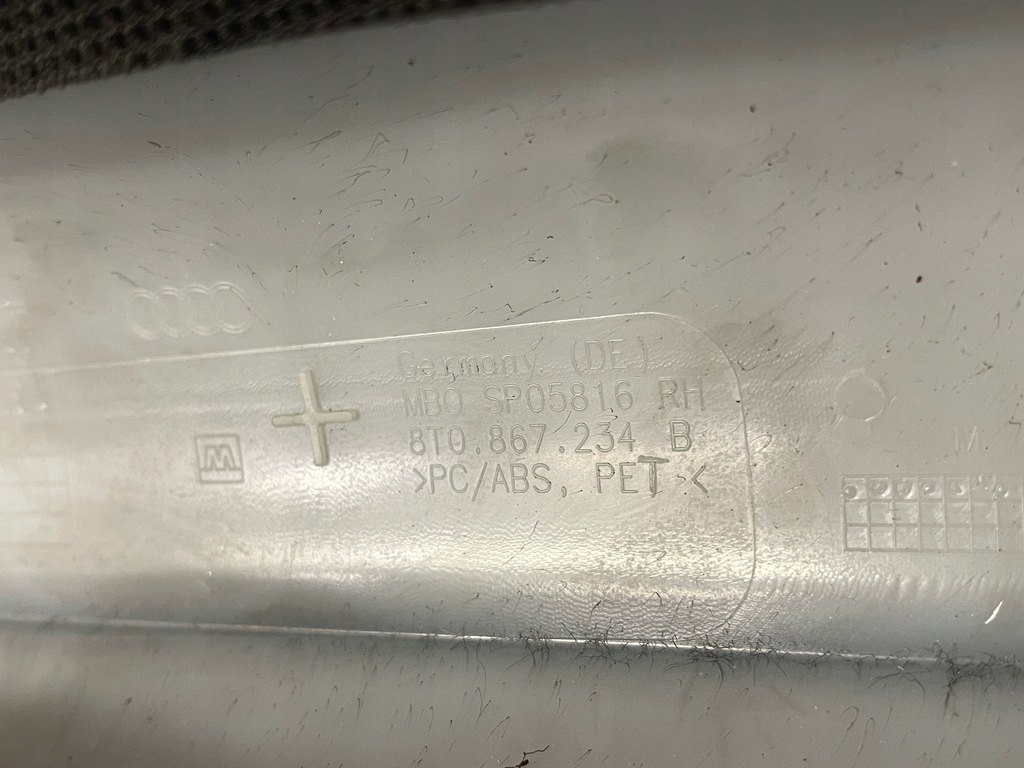 фото №10, Захист стійка права обшивка audi s5 a5 8t 8t0867234b