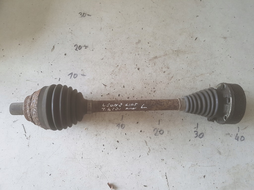 фото №1, Seat leon 2 ii lift 1.6 tdi cay привідний вал ліва перед