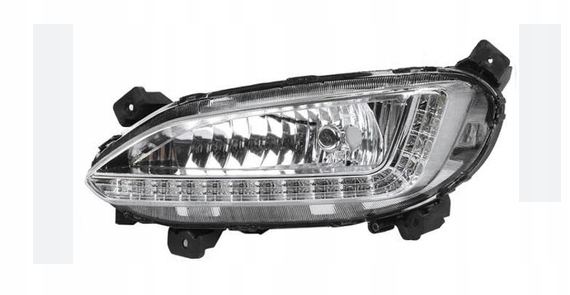 фото №1, Новый левый противотуманная фара hyundai santa fe 2012-2016 led