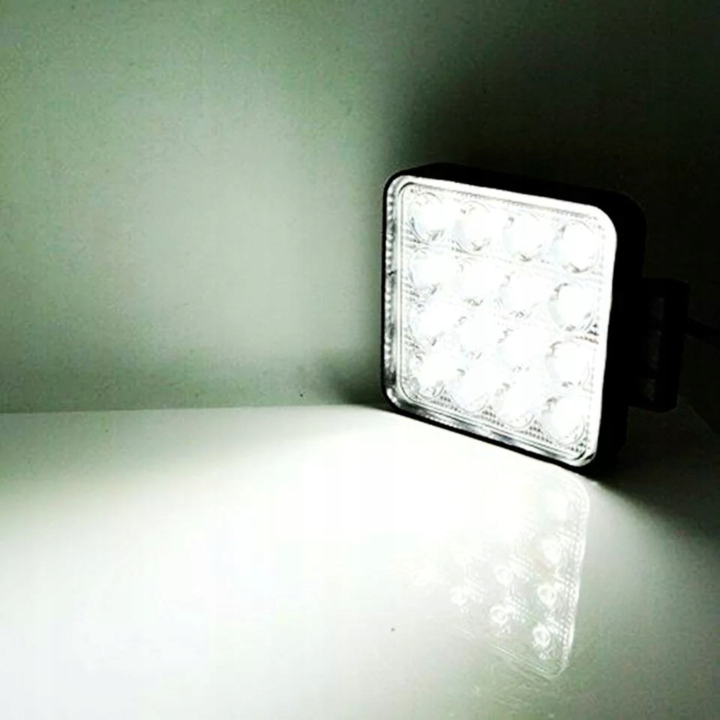 фото №13, Лампа рабочая противотуманная фара led 48w 16x3w 12v 24v