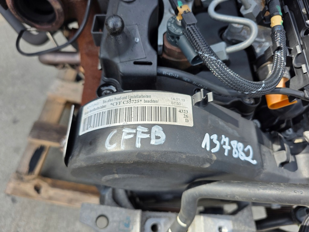 фото №16, Двигатель kompletny audi vw seat skoda 2.0 tdi cff cffb 137882 km оригинал !!!