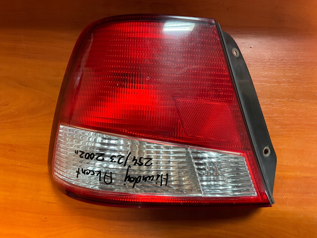 фото №1, Hyundai accent ii лампа левый задняя левая задняя