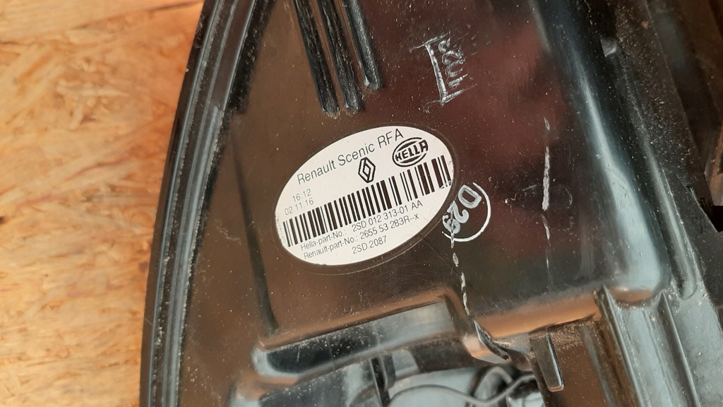 фото №10, Renault grand scenic iv лампа led задня задня ліва 265553283r