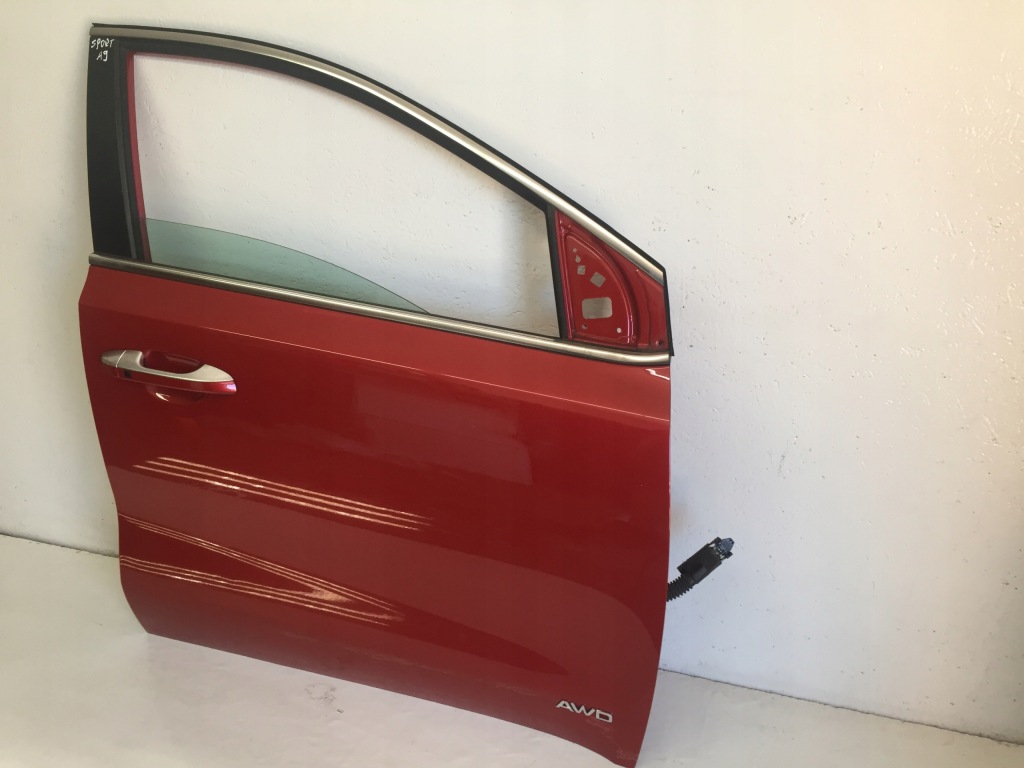 фото №3, Дверь перед правый kia sportage iv цвет a9