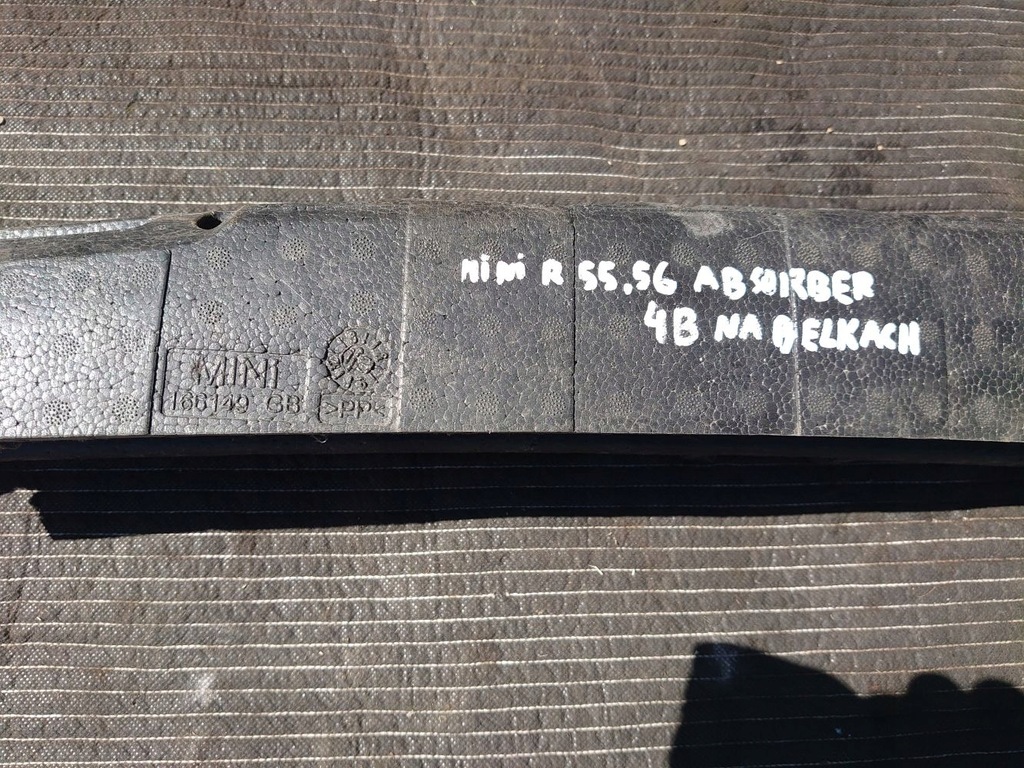 фото №5, Mini r55 r56 абсорбер піна бампера перед