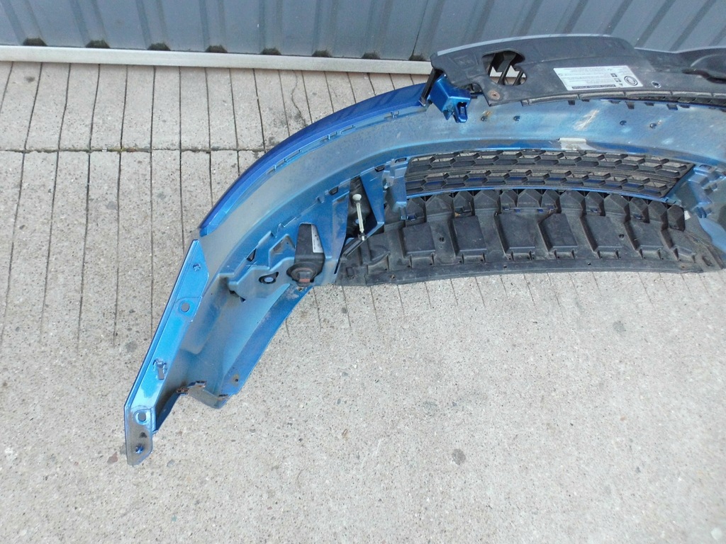 фото №13, Бампер передний решётка радиатора противотуманные фары skoda rapid 5ja niebieski lf5w оригинал