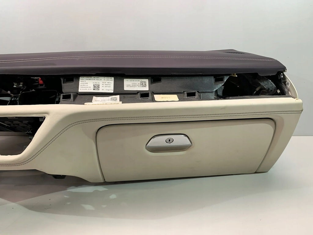 фото №5, Bmw 7 g11 g12 панель приладів приладова консоль nappa viola