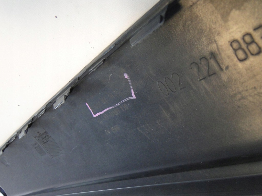 фото №11, Mercedes s w221 221 накладка дифузор задній amg