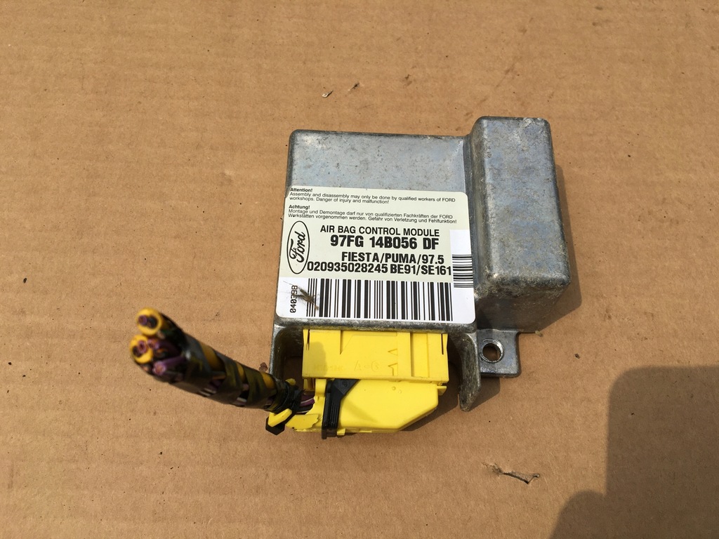 фото №1, Блок керування подушка безпеки 97fg 14b056 df ford puma oryg