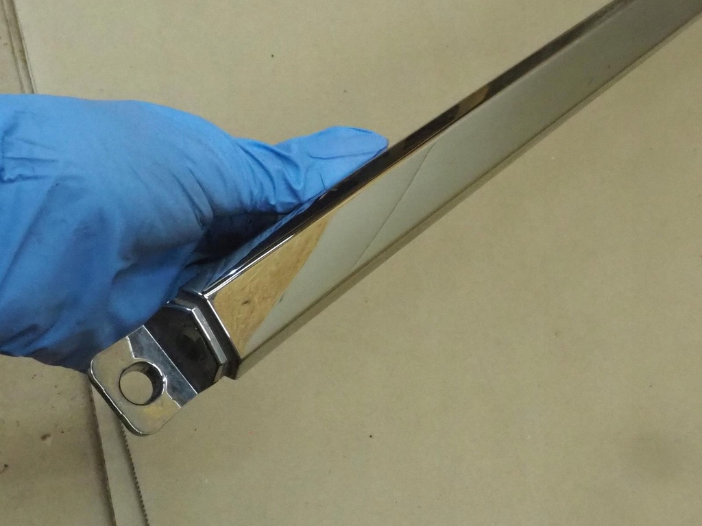 фото №9, Renault koleos ii 2 lift молдинг задняя средняя хром бампера 850703255r