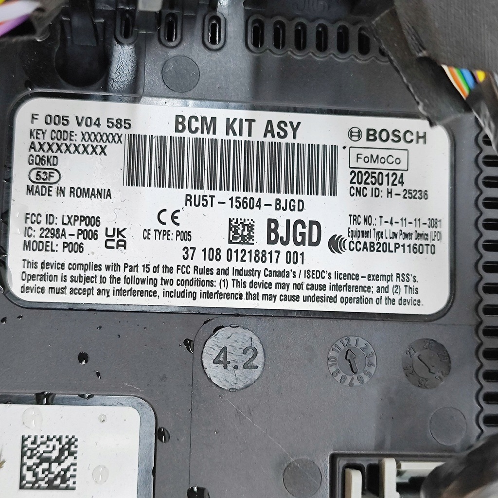 фото №7, Ford kuga iii 2025 блок управления / модуль комфорта