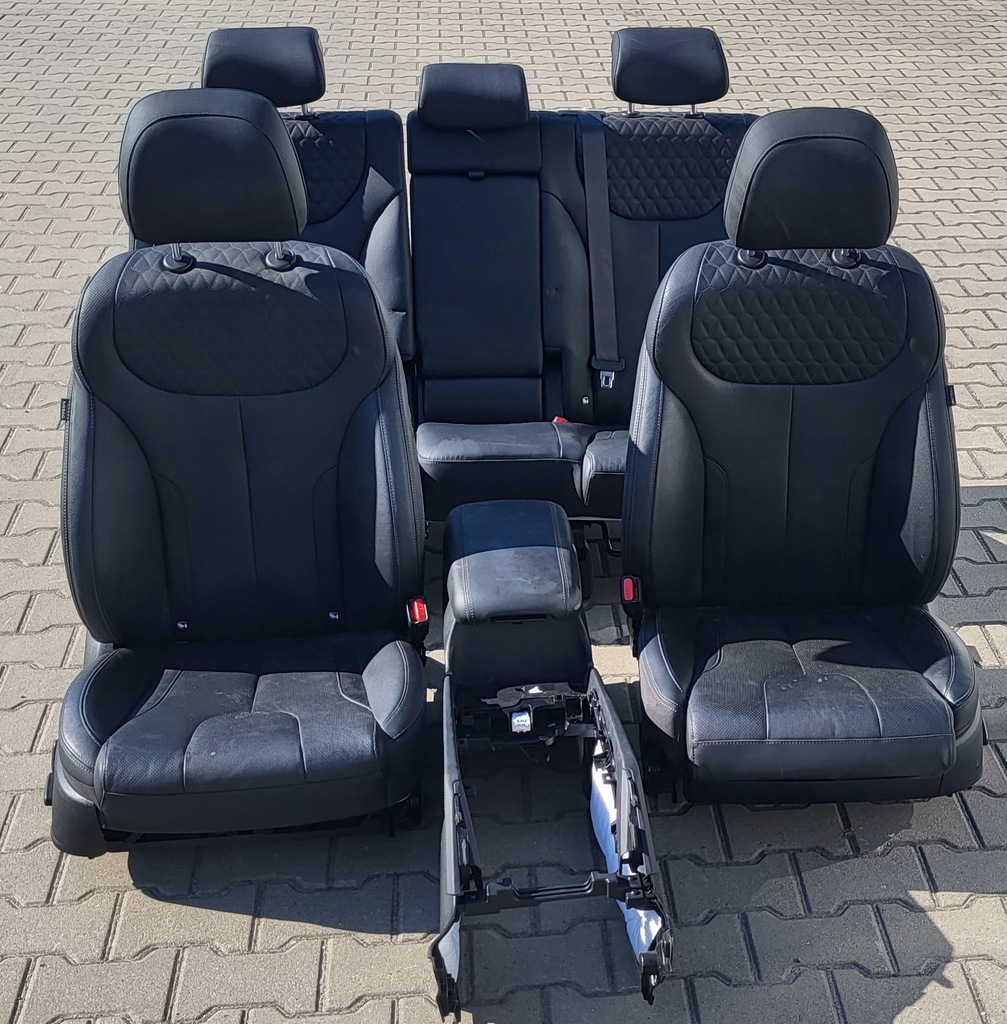 фото №1, Hyundai santa fe iv 18 сидіння заднє сидіння шкіра