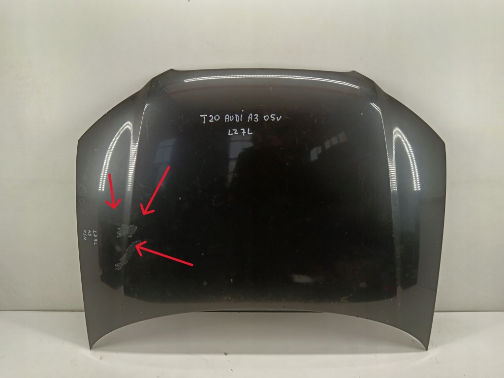 фото №1, Капот крышка двигателя audi a3 8p 02-05 lz7l