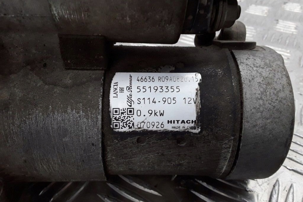 Стартер lancia ypsilon 843_ s114905 1.2l бензиновий 44kw 2008 Зі Шроту