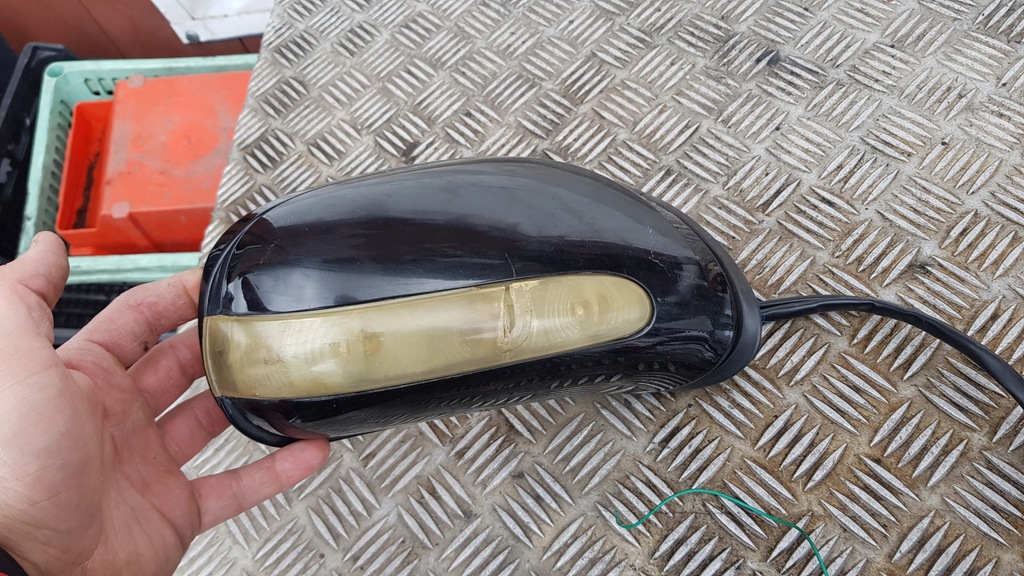 фото №11, Mercedes w220 дзеркало праве чорні 13pin 197 eu