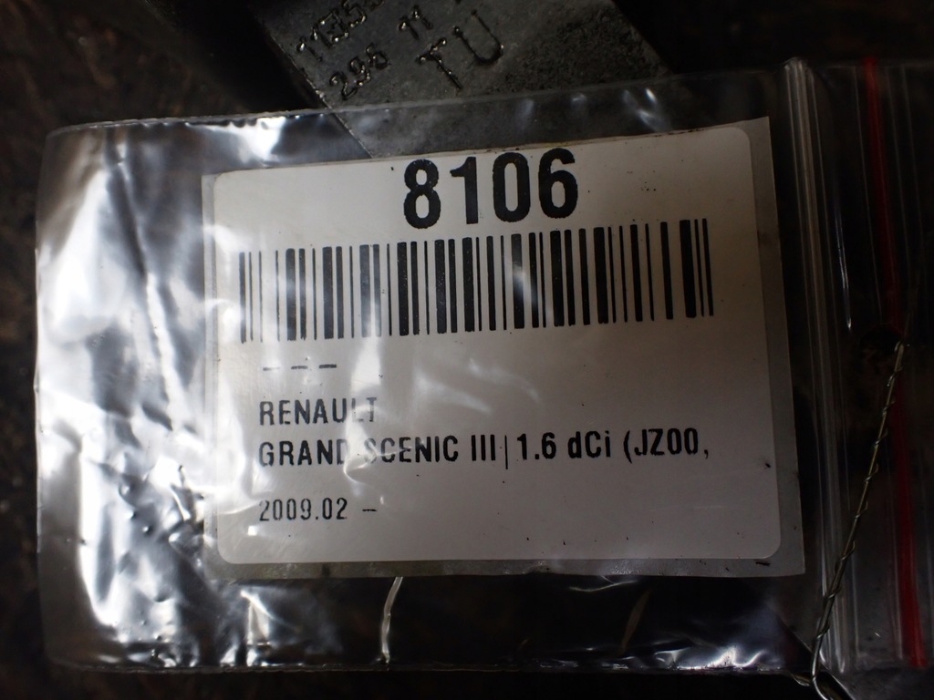 фото №8, Кронштейн кронштейн двигуна renault grand scenic iii 11r 1.6 dci 113560007r 8106