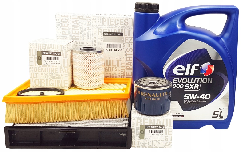 фото №1, Renault grand scenic ii 1.9 dci фільтри elf 5w40