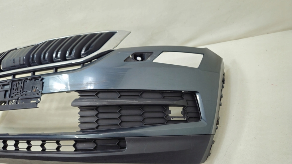 фото №9, Бампер перед передній решітка радіатора skoda kodiaq 565807221