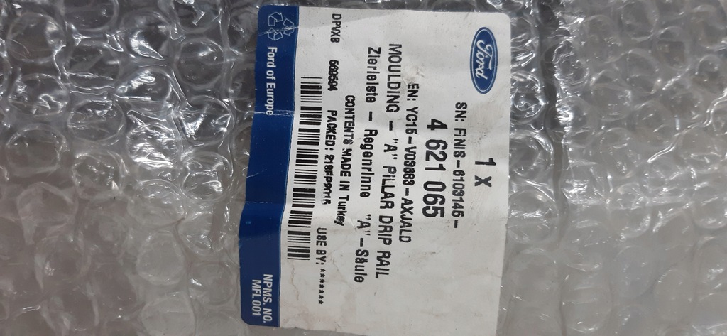 фото №8, Ford transit mk6 молдинг стекло левый перед yc15v03683