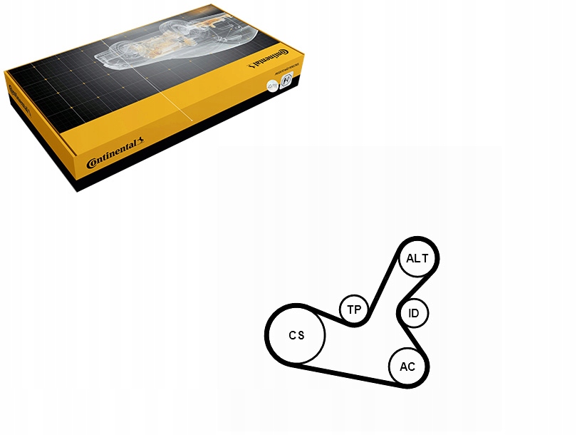 фото №1, Continental 5pk1300k1 набір ремінь клиновий багаторучейковий