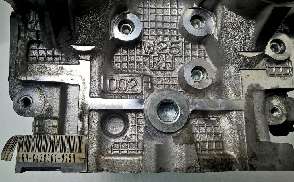 фото №13, Subaru wrx sti 2.5t ej25 ej257 w25 002 права головка двигуна оригінальний номер